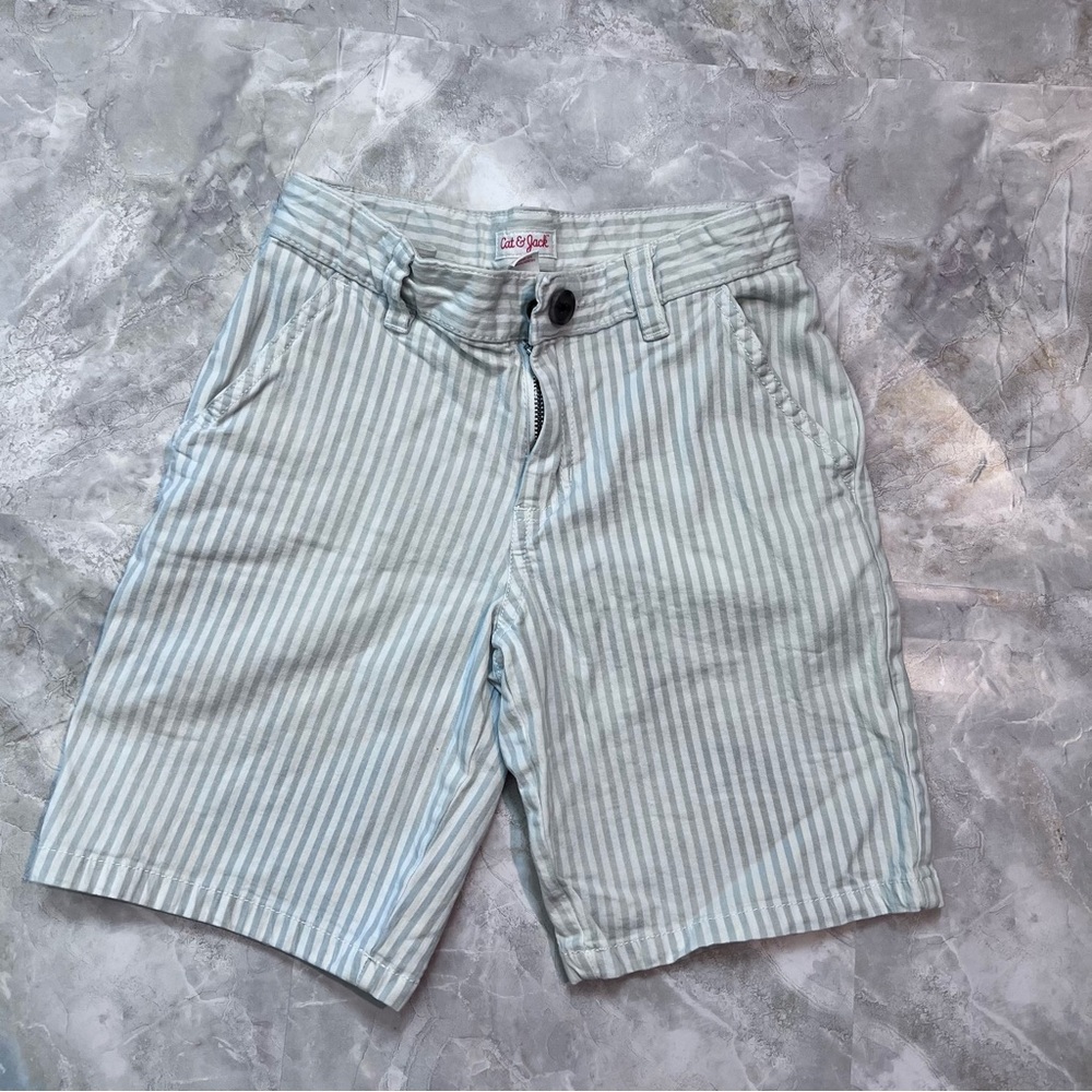 Cat & Jack kids Striped Light Blue Shorts